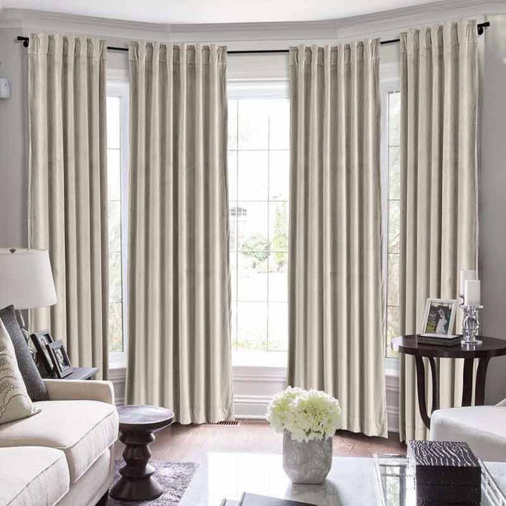 Maillard Velvet Curtains & Drapes Soft Top