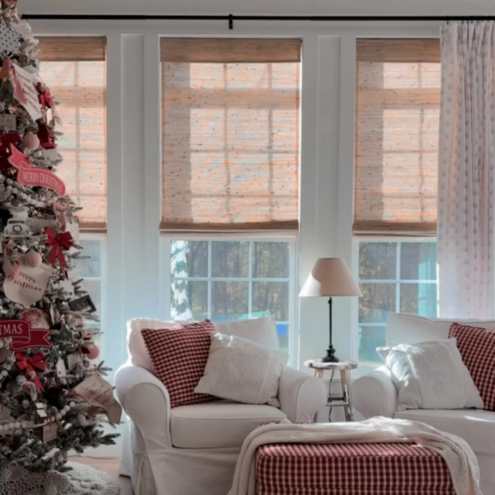 Ramie Woven Bamboo Blinds & Shades | Beige