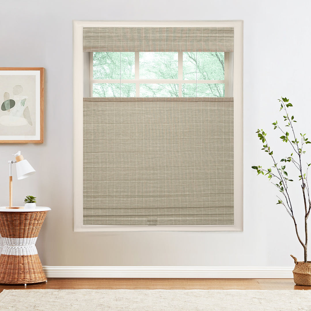 Nomi Woven Bamboo Blinds & Shades Top Down Bottom Up | Avocado