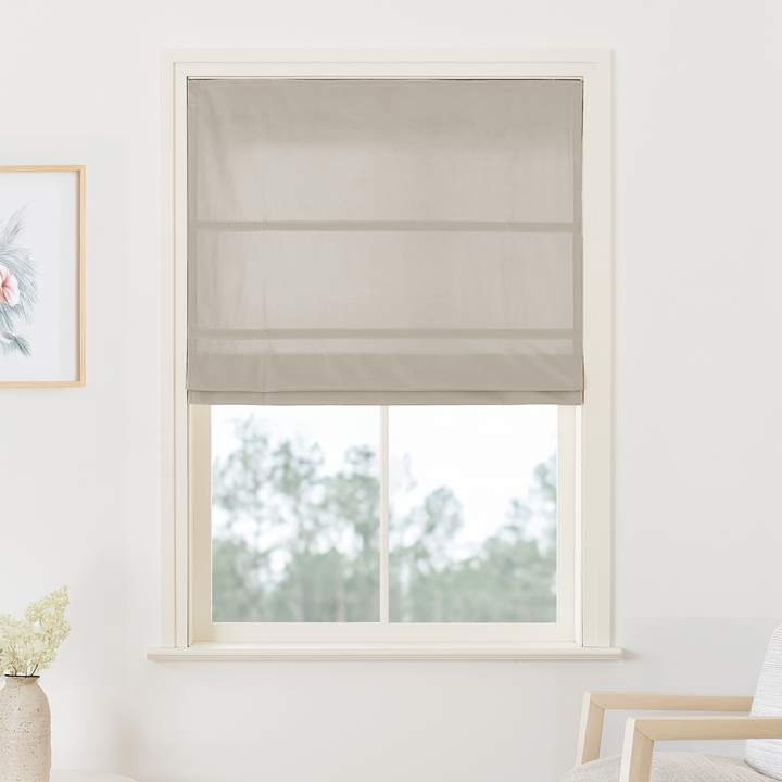 Maillard Velvet No-Drill Roman Shades & Blinds | Fold