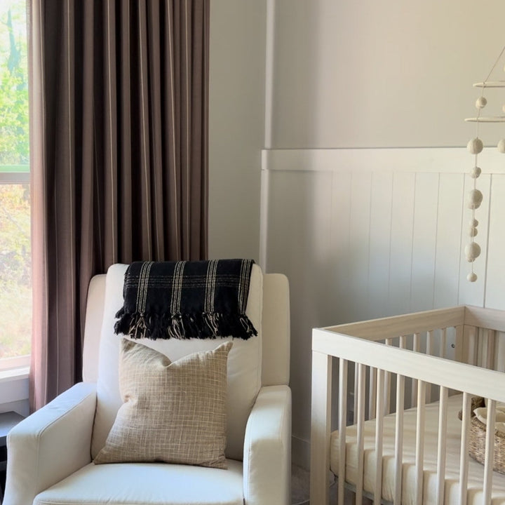 Vivienne Plaid Stripes Linen Blackout Curtains & Drapes