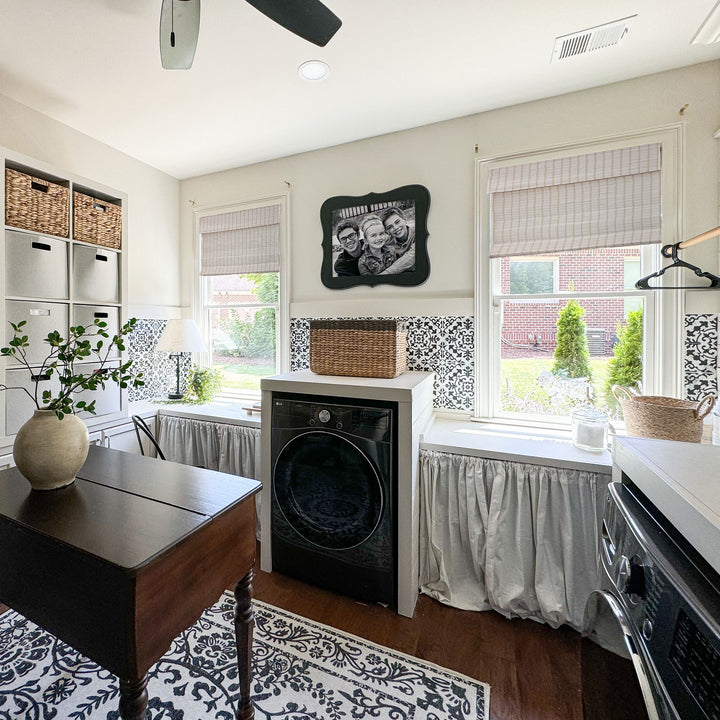 Ivy Woven Bamboo Blinds & Shades Top Down Bottom Up | Snow