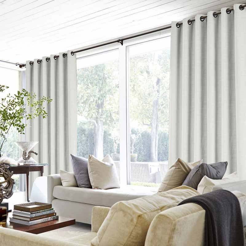 Lily Linen Curtains & Drapes Grommet