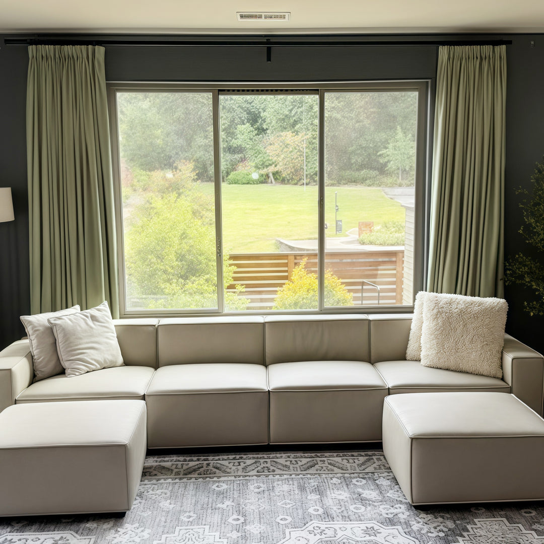Lily Linen Curtains & Drapes Pleated