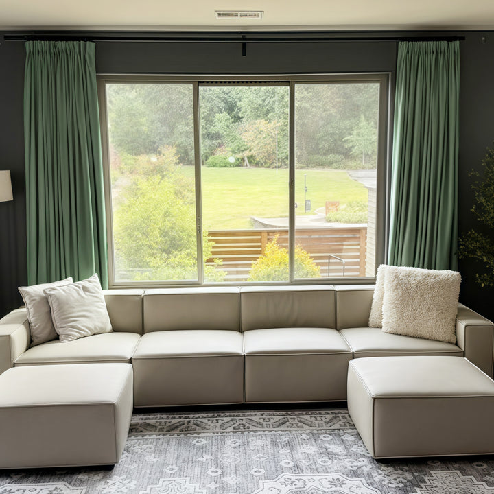 Lily Linen Curtains & Drapes Pleated