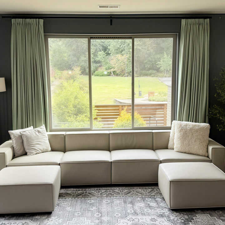 Lily Linen Curtains & Drapes Pleated