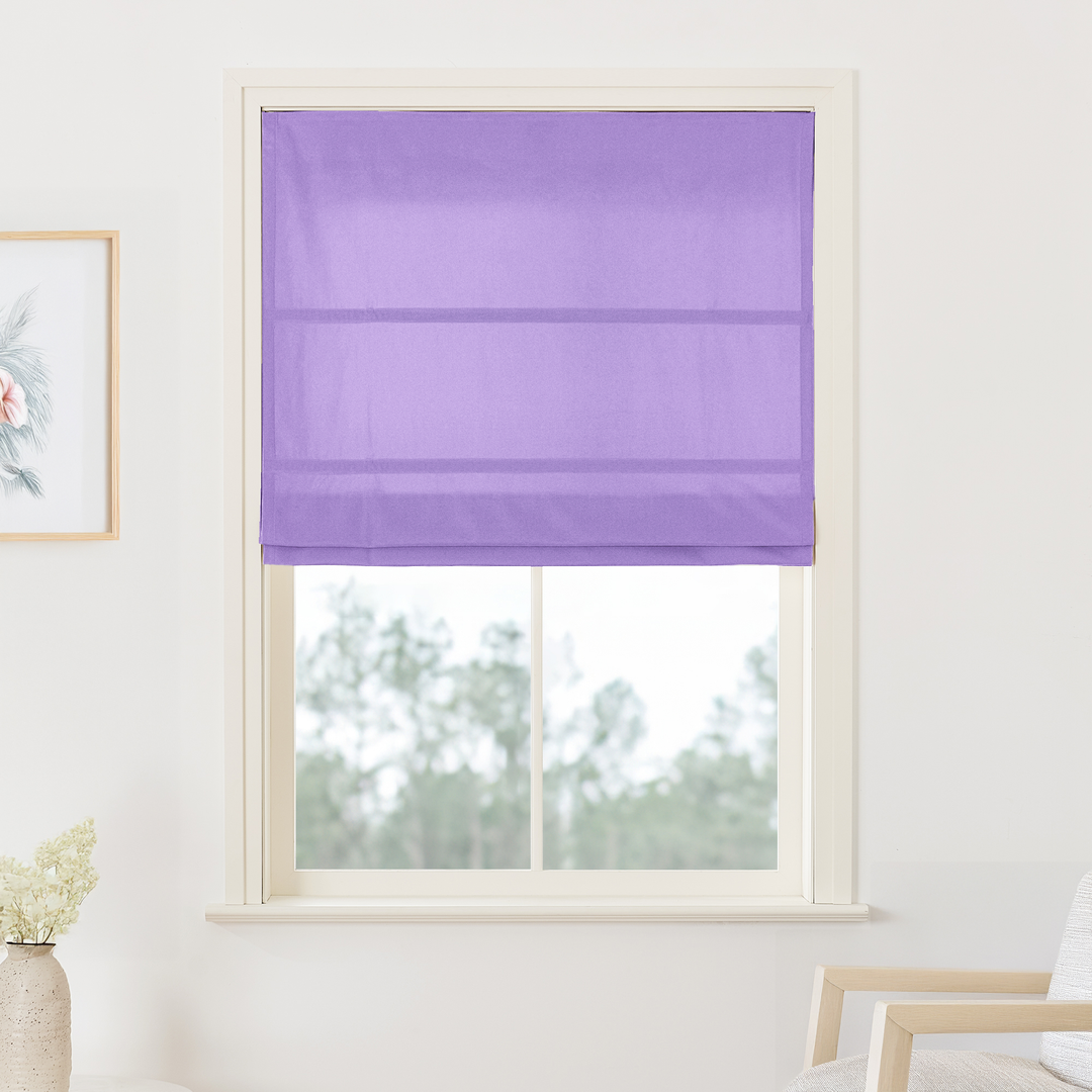 Maillard Velvet No-Drill Roman Shades & Blinds | Fold