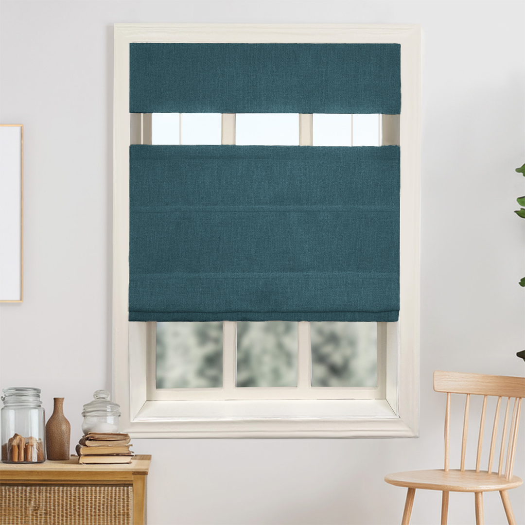 Bella Cotton Roman Shades & Blinds | Top Down Bottom Up