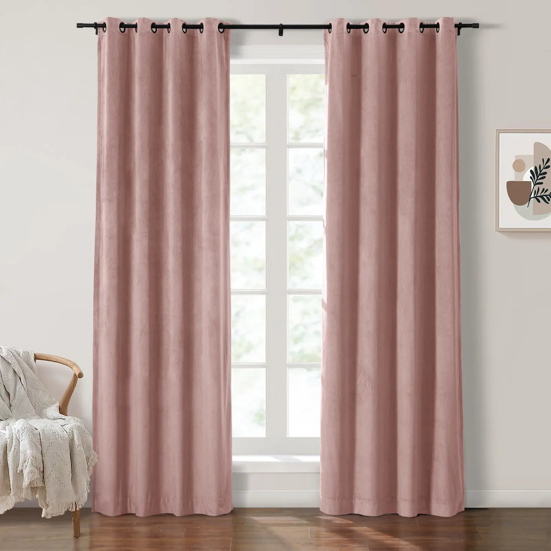 Maillard Velvet Curtains & Drapes Grommet