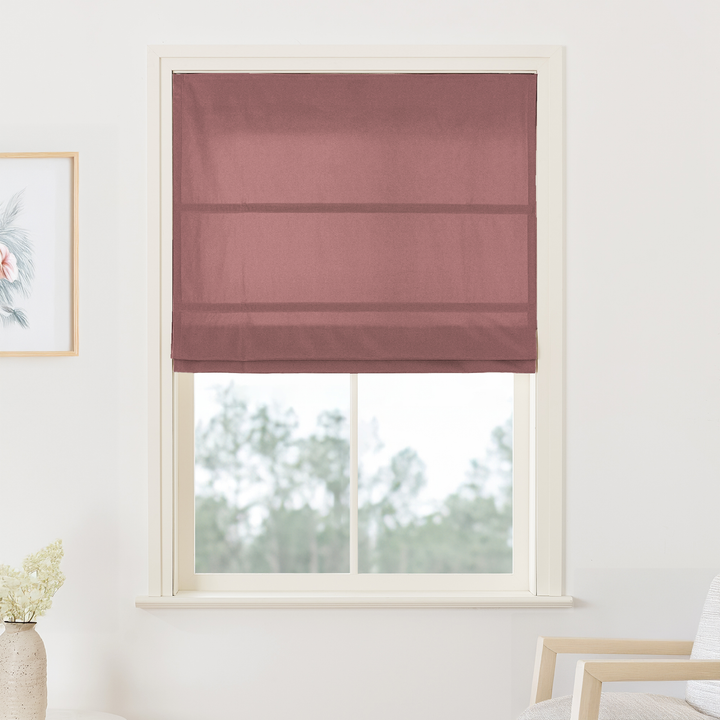 Maillard Velvet No-Drill Roman Shades & Blinds | Fold