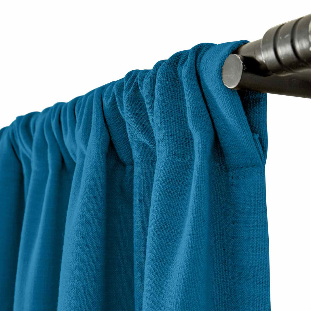 Bella Cotton Blend Curtains & Drapes Soft Top