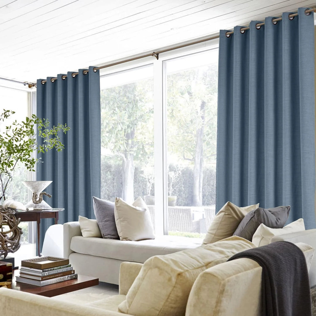 Lily Linen Curtains & Drapes Grommet