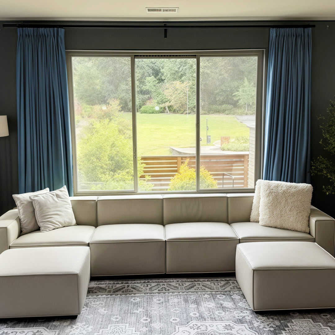 Lily Linen Curtains & Drapes Pleated