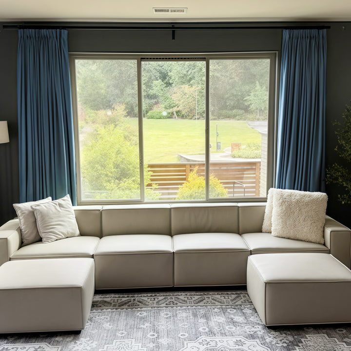 Lily Linen Curtains & Drapes Pleated