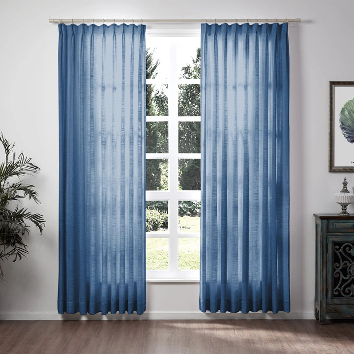 Lily Linen Curtains & Drapes Soft top