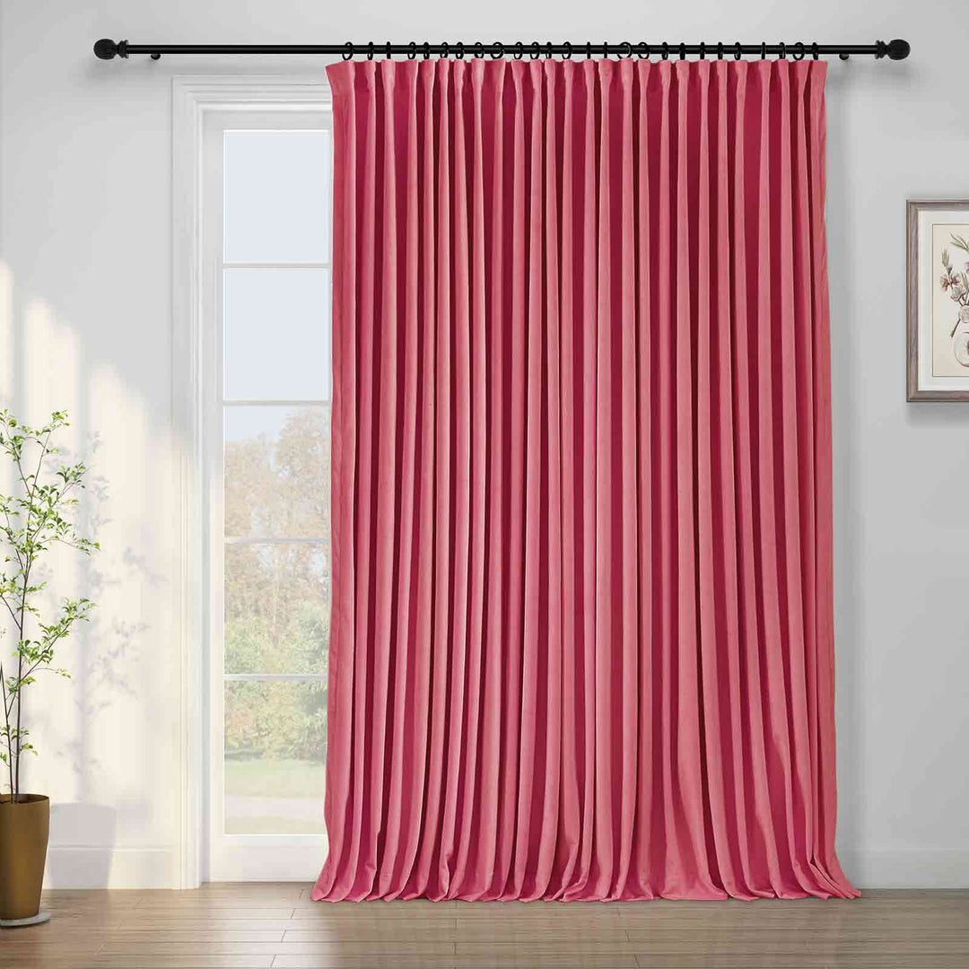 Maillard Velvet Curtains & Drapes Pleated