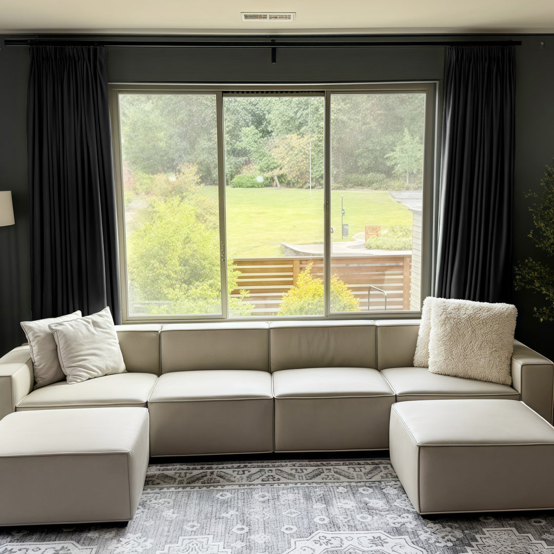 Lily Linen Curtains & Drapes Pleated