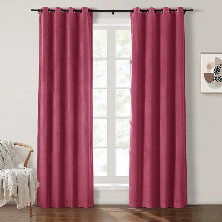 Maillard Velvet Curtains & Drapes Grommet