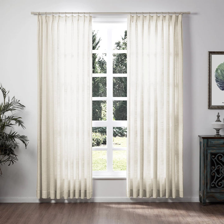 Lily Linen Curtains & Drapes Soft top