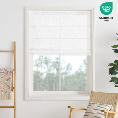 Lily Linen Roman Shades & Blinds