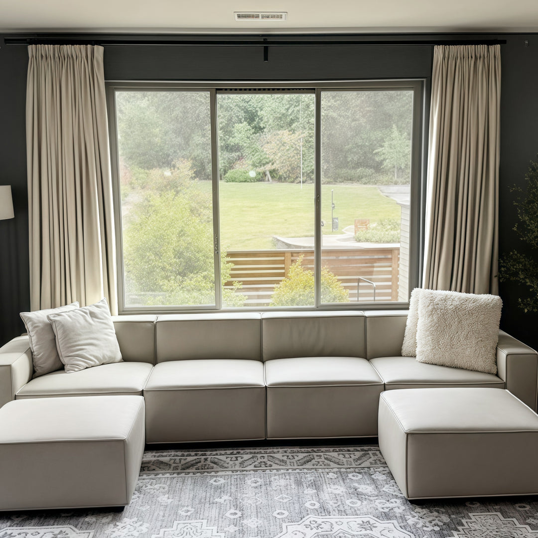 Lily Linen Curtains & Drapes Pleated