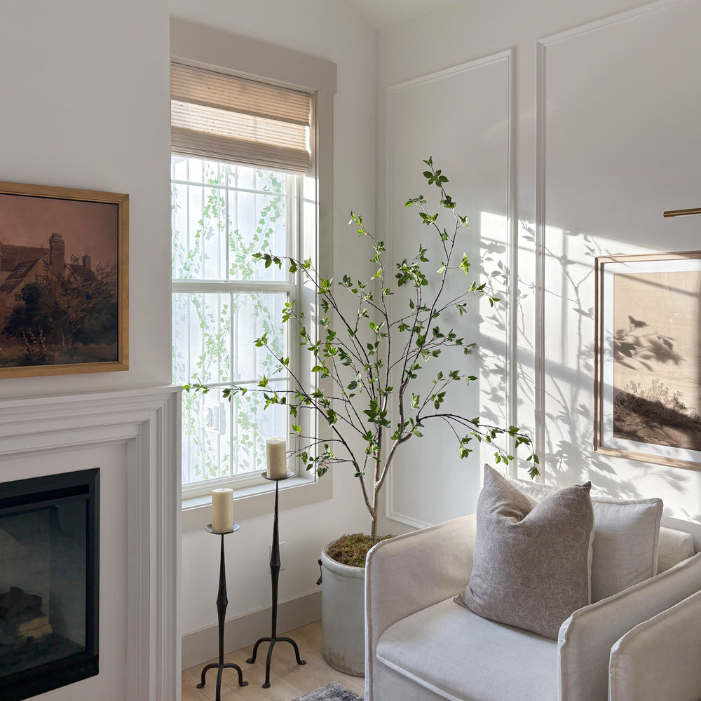 Ramie Woven Bamboo Blinds & Shades | Marble White