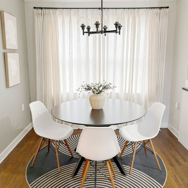 Lily Linen Curtains & Drapes French Pleated