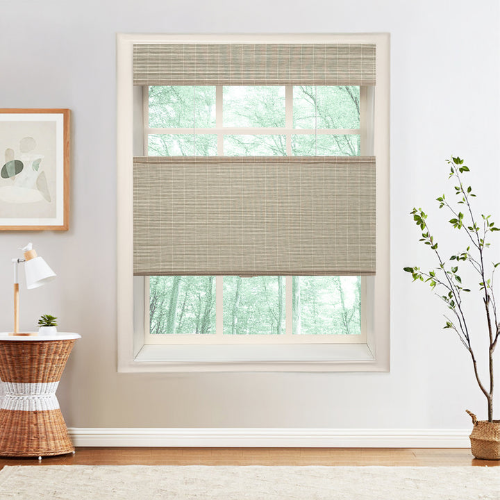 Nomi Woven Bamboo Blinds & Shades Top Down Bottom Up | Avocado
