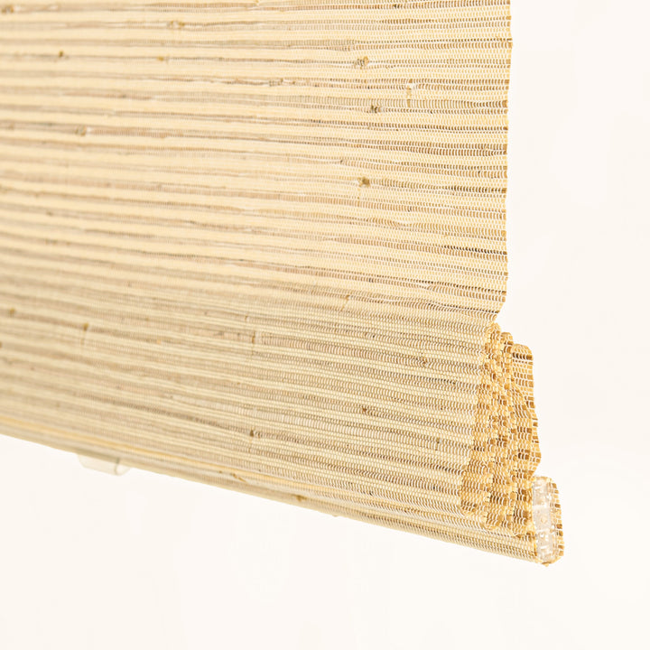 Ramie Woven Bamboo No-Drill Blinds & Shades | Beige Brown