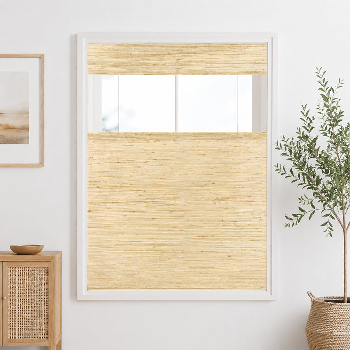 Oak Bamboo Blinds & Shades Top Down Bottom Up | Beige 2.0