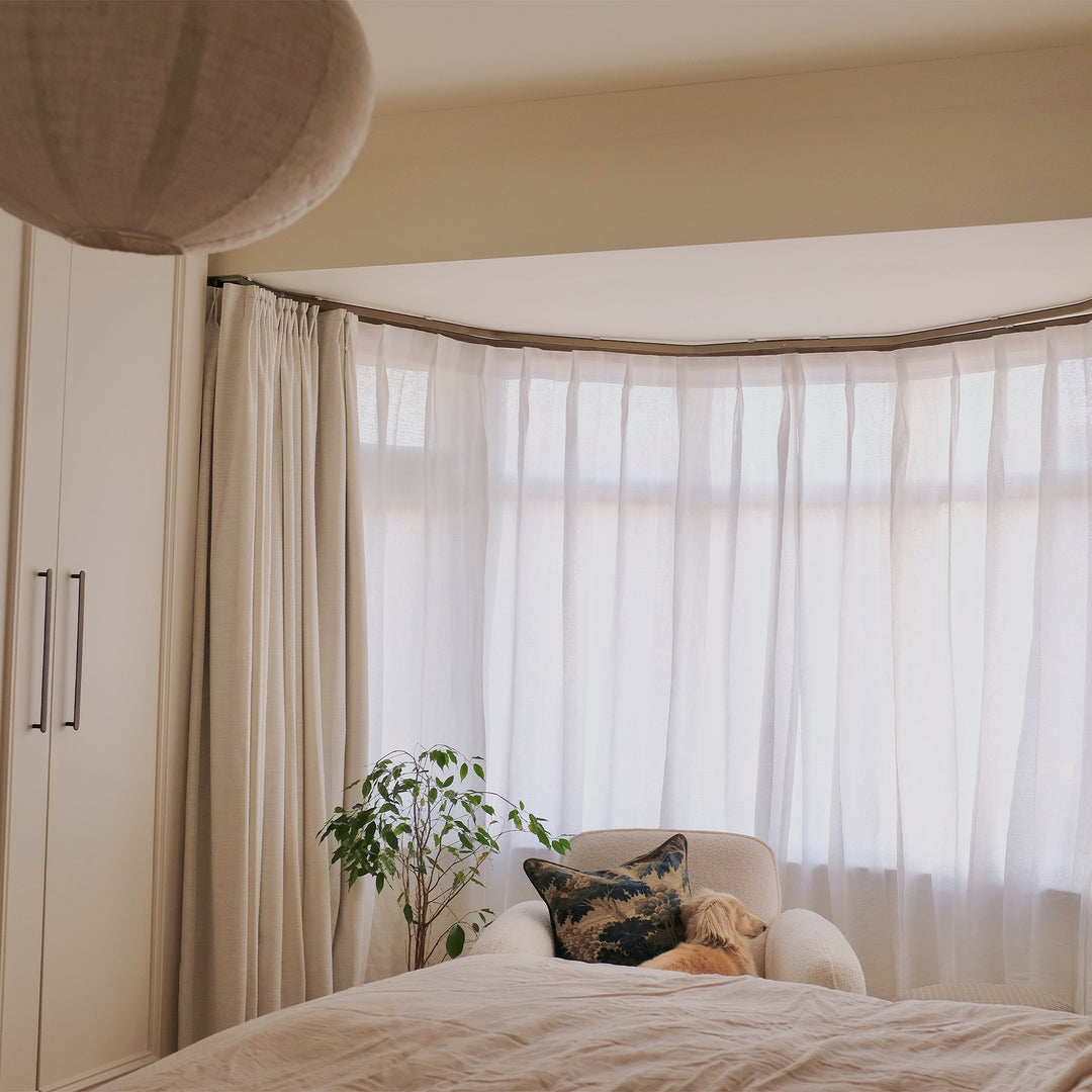 Meadow 100% European Linen Sheer Curtains & Drapes