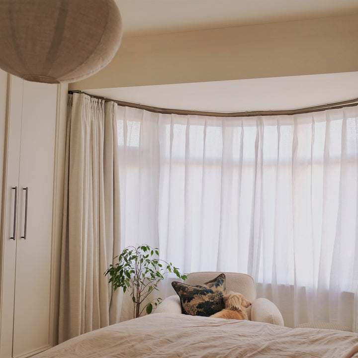 Meadow 100% European Linen Sheer Curtains & Drapes