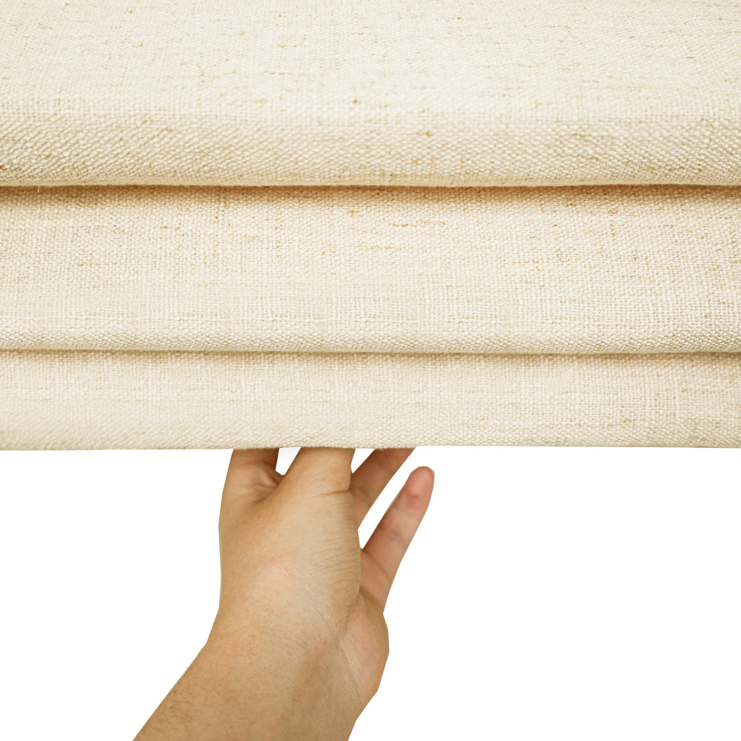 Lily Linen Roman Shades & Blinds | Soft Fold
