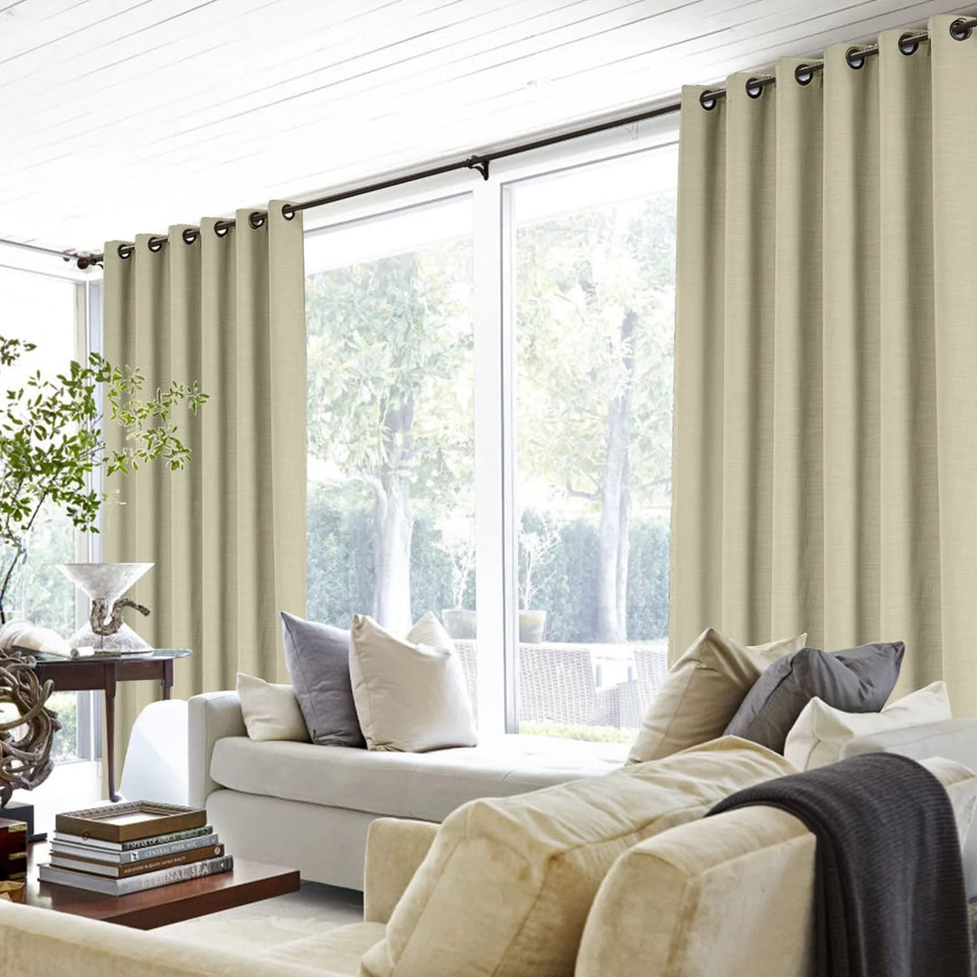 Lily Linen Curtains & Drapes Grommet