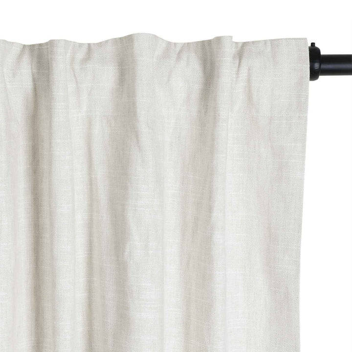 Jenna Linen Curtains & Drapes Soft Top