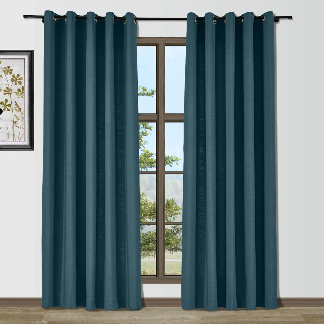 Bella Cotton Blend Curtains & Drapes Grommet