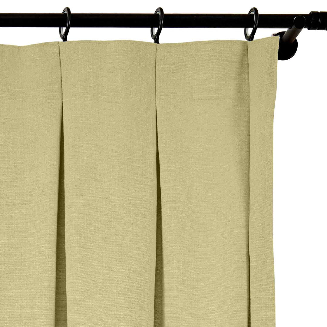 Bella Cotton Blend Curtains & Drapes Pleated