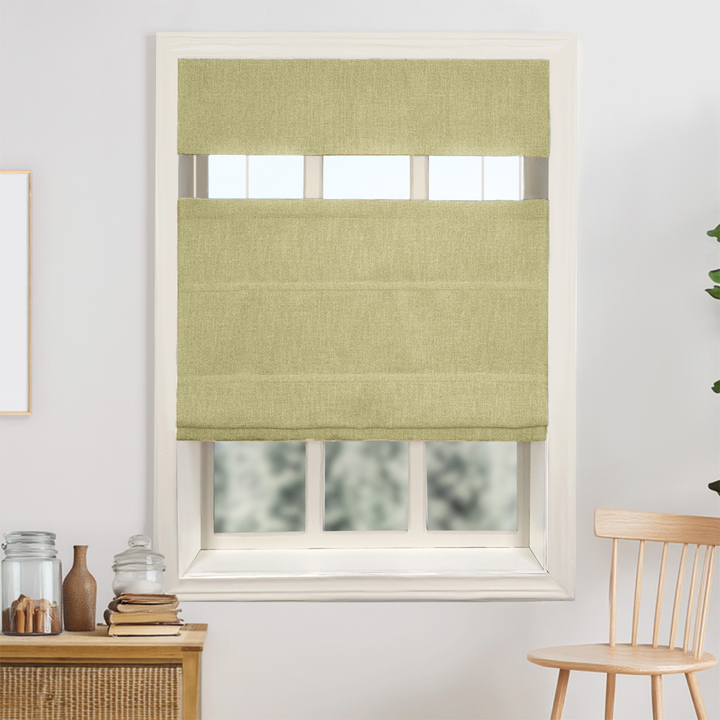 Bella Cotton No-Drill Roman Shades & Blinds | Top Down Bottom Up