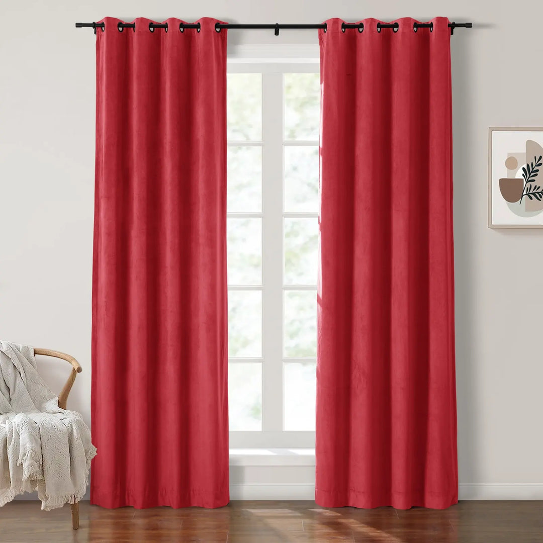 Maillard Velvet Curtains & Drapes Grommet