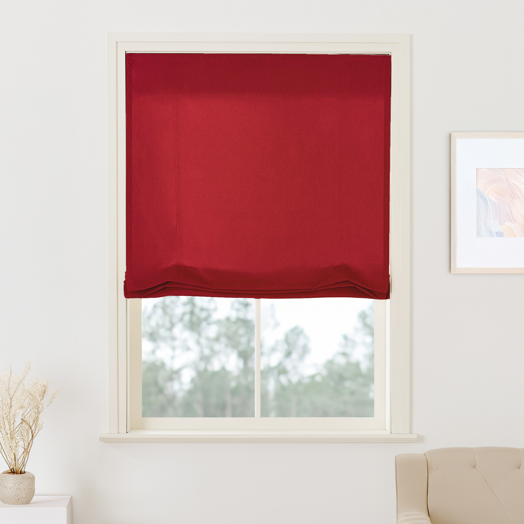 Maillard Velvet Roman Shades & Blinds | Swag
