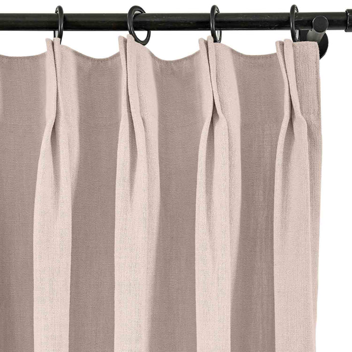 Bella Cotton Blend Curtains & Drapes Pleated