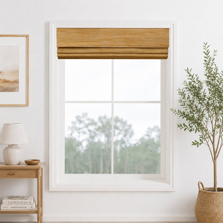 Oak Bamboo Blinds & Shades Top Down Bottom Up | Ivory 2.0