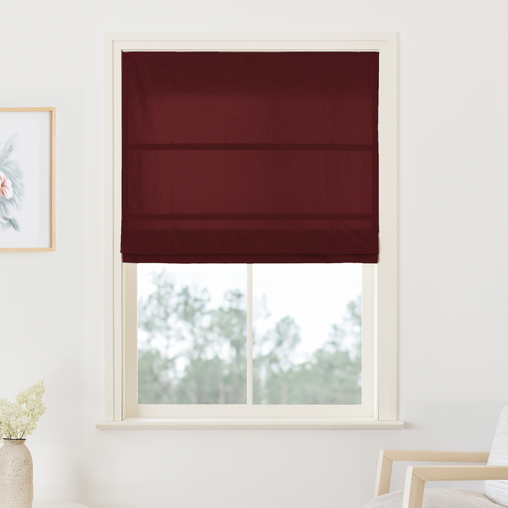 Maillard Velvet No-Drill Roman Shades & Blinds | Fold