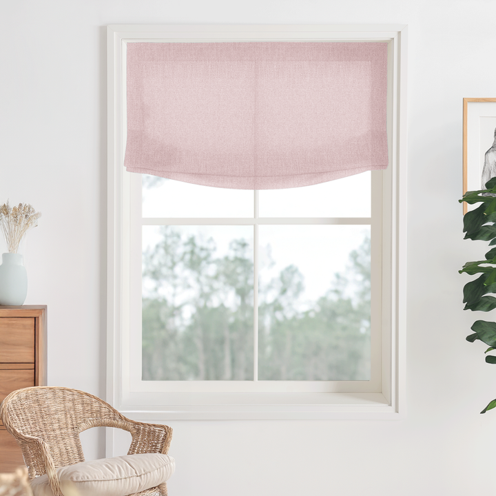 Bella Cotton Roman Shades & Blinds | Relaxed