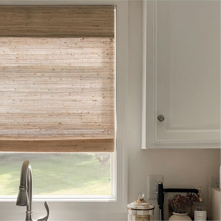 Ramie Woven Bamboo Blinds & Shades | Beige