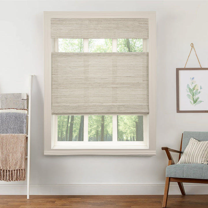 Ivy Woven Bamboo Blinds & Shades Top Down Bottom Up | Olive Green