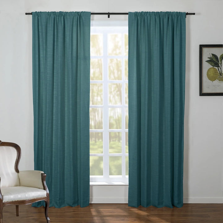 Kelly Linen Blend Curtains & Drapes Soft Top