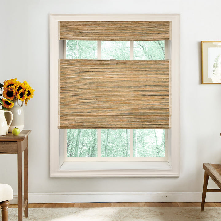 Ramie Woven Bamboo Blinds & Shades Top Down Bottom Up | Honeynut