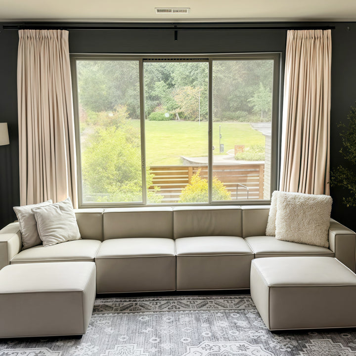 Belgian Flax Linen Curtains & Drapes Pleated