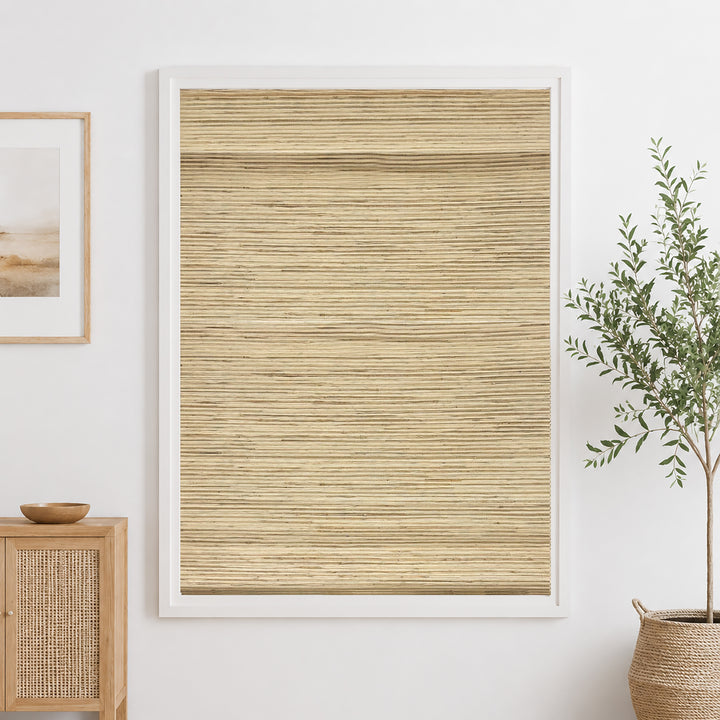 Ramie Woven Bamboo Blinds & Shades Top Down Bottom Up| Beige Brown